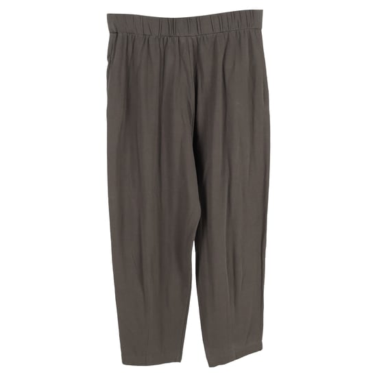 Max Mara Freizeithose mit Gummizug aus grauer Baumwolle - Image 2