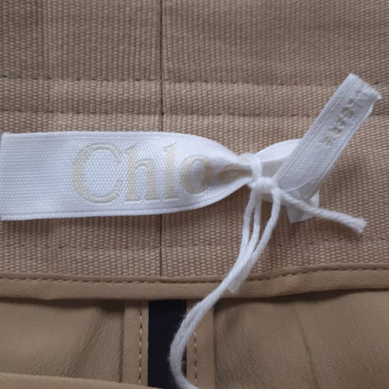 Chloé Weite Matrosenhose aus marineblauer Wolle - Image 3
