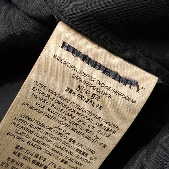 Burberry Pre-owned Straight‑Leg-Hose aus Wolle - Schwarz - Image 3