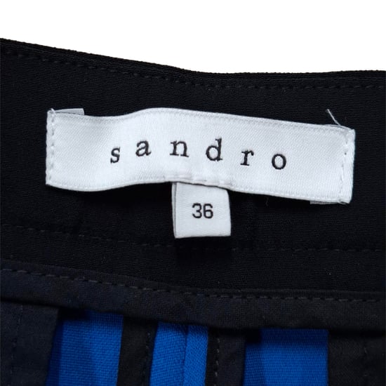 Sandro Straight Leg Hose aus blauem Polyester - Image 3