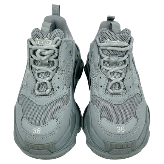 Balenciaga Triple S Sneakers aus leichtblauem Polyester - Image 4