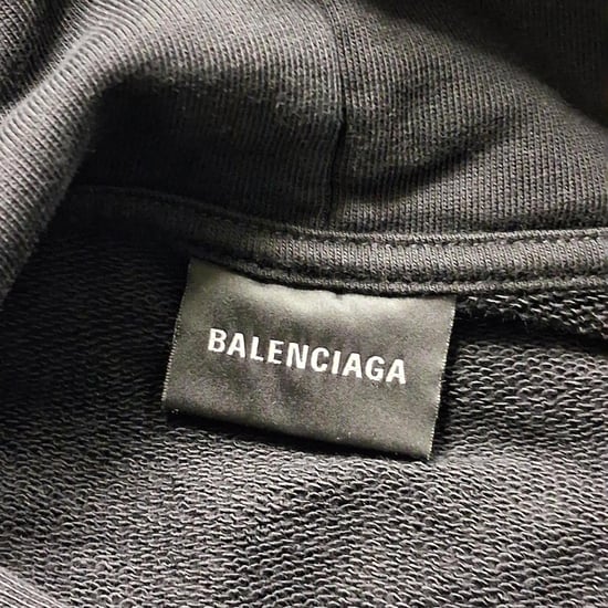 Balenciaga Hoodie für politische Kampagnen aus schwarzer Baumwolle - Image 4
