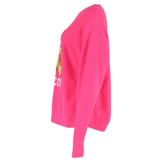 Gucci bestickter Teddybär-Pullover aus rosa Baumwolle - Image 2