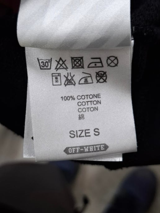 Off-White Diag Arrow Slim Hoodie aus schwarzer Baumwolle - Image 4