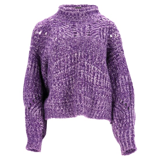 Isabel Marant Jarren Rollkragenpullover aus lila Mohair - Image 1