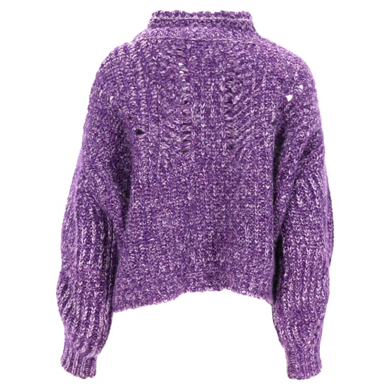 Isabel Marant Jarren Rollkragenpullover aus lila Mohair - Image 3