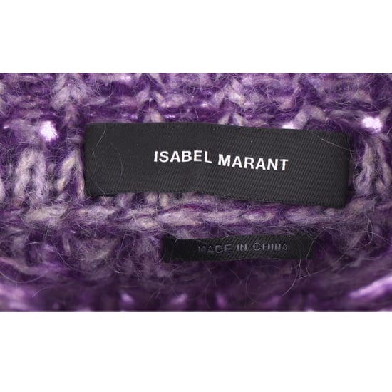 Isabel Marant Jarren Rollkragenpullover aus lila Mohair - Image 4