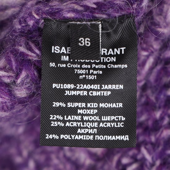 Isabel Marant Jarren Rollkragenpullover aus lila Mohair - Image 5