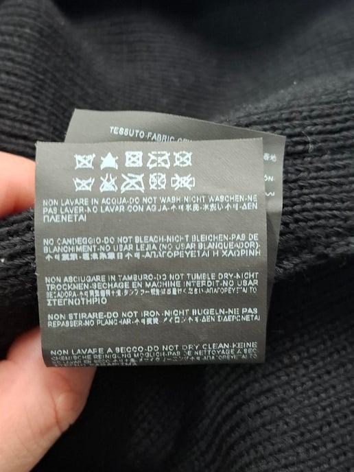 Saint Laurent Nietenpullover aus schwarzer Wolle - Image 6