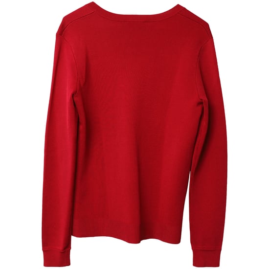 Herve Leger V-Ausschnitt-Pullover aus rotem Viskose - Image 5