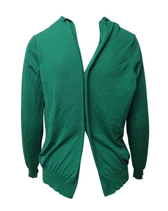 Marni Strickjacke mit Knopfleiste aus grüner Baumwolle - Image 3