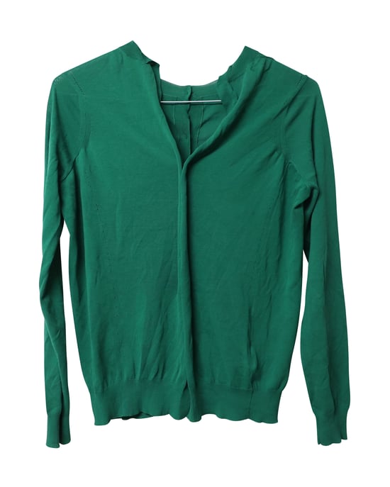 Marni Strickjacke mit Knopfleiste aus grüner Baumwolle - Image 5