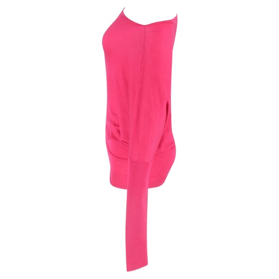Tom Ford asymmetrischer One-Shoulder-Pullover aus rosa Kaschmir - Image 2
