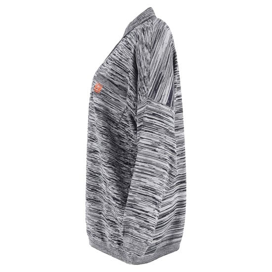 Loewe Melange Polo-Pullover aus grauer Baumwolle - Image 2