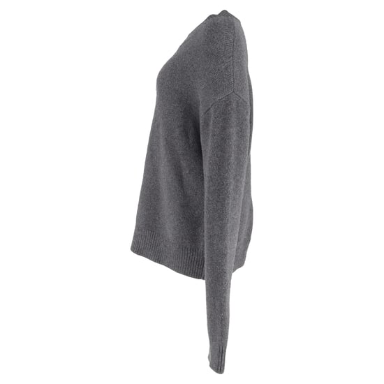Balenciaga Strickpullover mit Rundhalsausschnitt aus grauer Wolle - Image 2