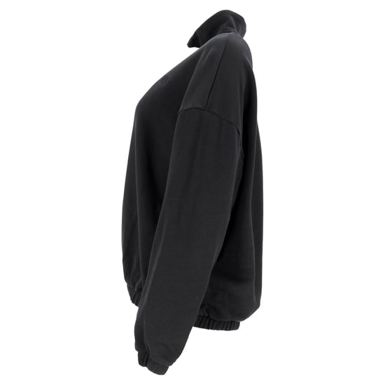 Toteme Pullover mit halbem Reißverschluss aus schwarzer Baumwolle - Image 2