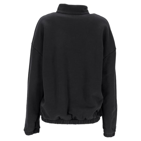 Toteme Pullover mit halbem Reißverschluss aus schwarzer Baumwolle - Image 3