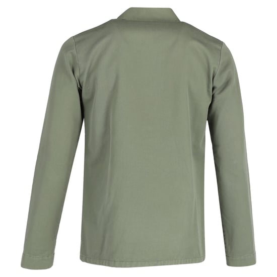 A.P.C. Button-Down-Jacke mit Taschen aus grüner Baumwolle - Image 3