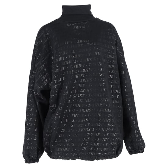 Balenciaga T-Shirt mit Allover-Print aus schwarzer Baumwolle - Image 1