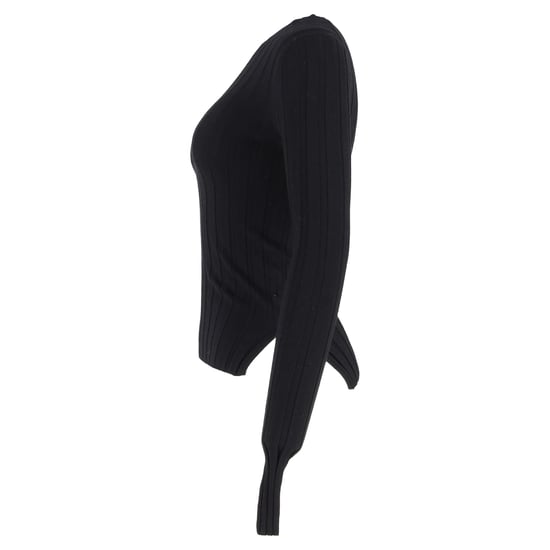 Acne Studios Rippstrickpullover aus schwarzer Wolle - Image 2