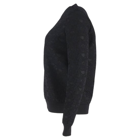 Givenchy Pullover mit Rundhalsausschnitt und Spitzendetails aus schwarzem Polyester - Image 2