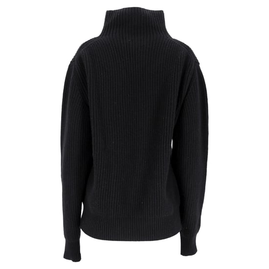 Mr. P. Gestrickter Rollkragenpullover aus schwarzer Wolle - Image 3