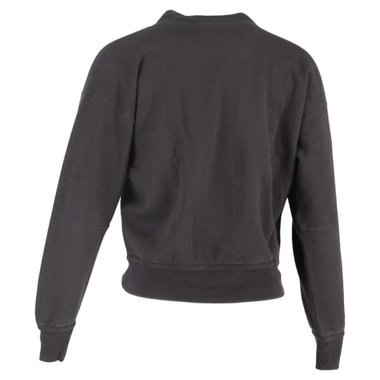 Isabel Marant Etoile Pullover mit Logoprint aus schwarzer Baumwolle - Image 3