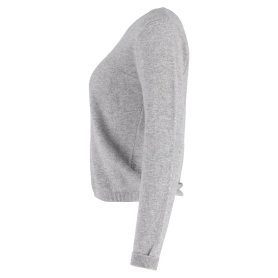 Ganni Kristallverzierter Pullover aus grauem Kaschmir - Image 2