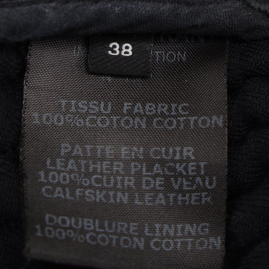 Isabel Marant Jacke mit Ledergürtel aus schwarzer Baumwolle - Image 5