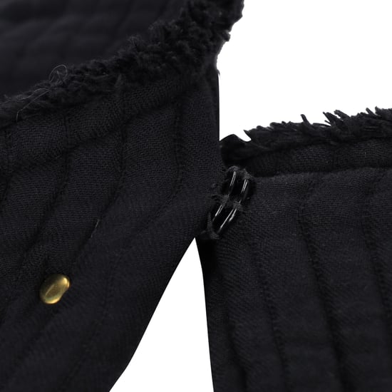Isabel Marant Jacke mit Ledergürtel aus schwarzer Baumwolle - Image 6