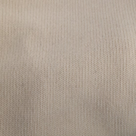 Jil Sander Strickpullover mit Stehkragen und offenem Rücken aus cremefarbener Wolle - Image 6