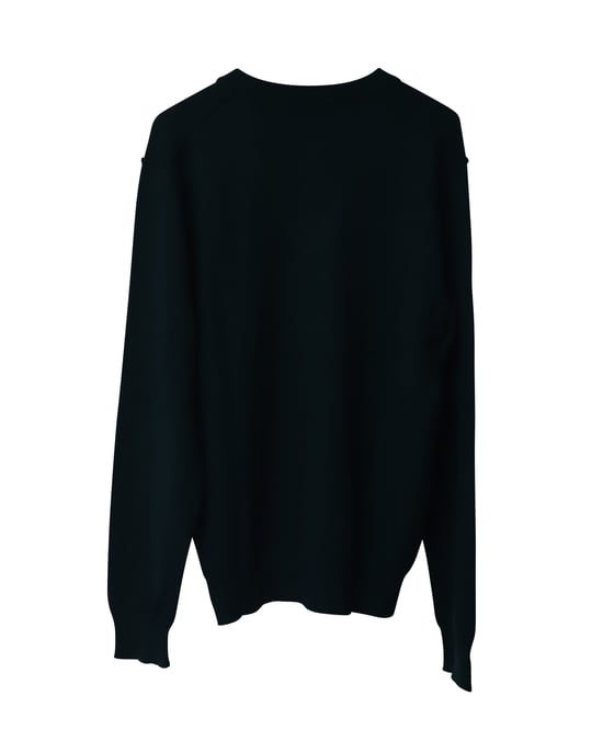 Dolce & Gabbana V-Ausschnitt-Pullover aus grünem Kaschmir - Image 2