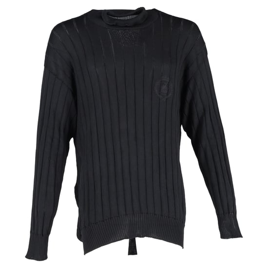 Balenciaga Pre-owned Oversized Rollkragenpullover aus Seide - Schwarz - Image 1