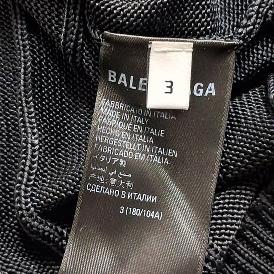 Balenciaga Pre-owned Oversized Rollkragenpullover aus Seide - Schwarz - Image 6
