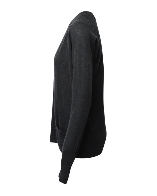 Isabel Marant Cardigan aus dunkelgrauem Kaschmir - Image 3