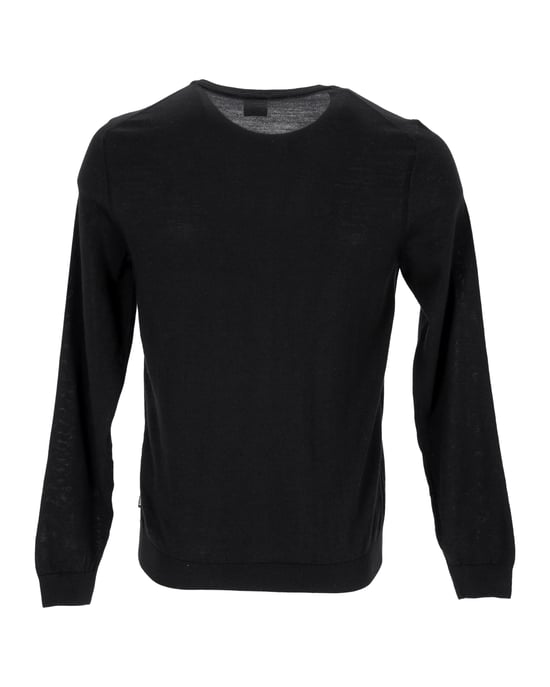 Hugo Boss Strickpullover aus schwarzer Wolle - Image 3