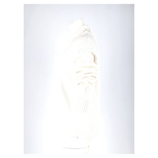 Louis Vuitton Pullover mit Kragen aus weißer Wolle - Image 5