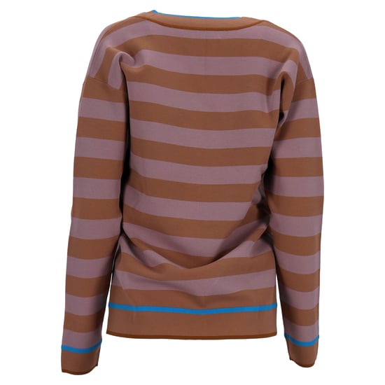 Diane Von Furstenberg Gestreifter Pullover aus mehrfarbiger Viskose - Image 3
