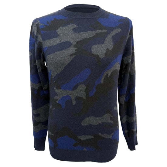 Valentino Garavani Camouflage-Pullover aus mehrfarbiger Wolle - Image 1