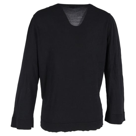 Totemé V-Ausschnitt-Pullover aus schwarzem Kaschmir - Image 3