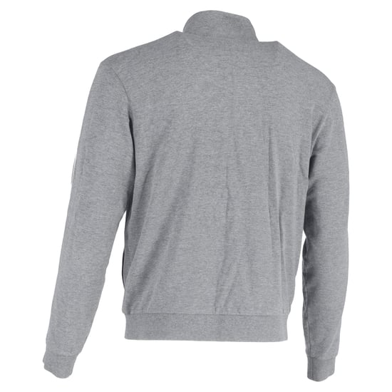 Ermenegildo Zegna Trainingsjacke mit gesticktem Logo und Reißverschluss aus grauer Baumwolle - Image 3