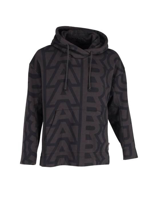 Marc Jacobs Monogram Kapuzenpullover mit Kordelzug aus brauner Baumwolle - Image 3