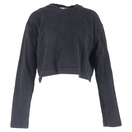 Acne Studios Rundhals-Pullover in Schwarz aus Baumwolle - Image 1