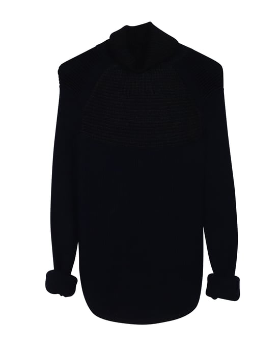 Isabel Marant Stretch-Pullover aus marineblauer Wolle - Image 2