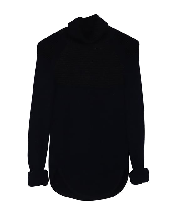 Isabel Marant Stretch-Pullover aus marineblauer Wolle - Image 5
