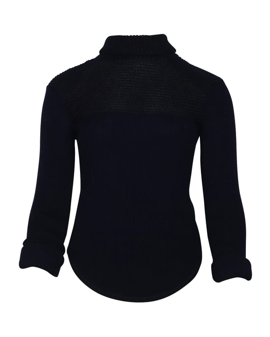 Isabel Marant Stretch-Pullover aus marineblauer Wolle - Image 6