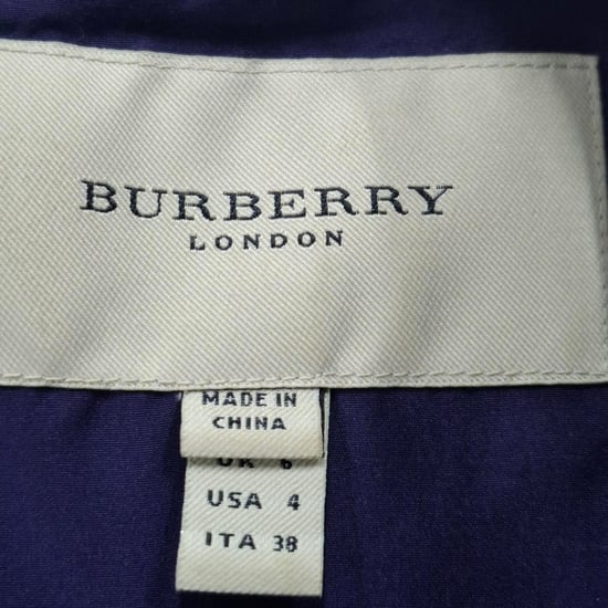 Stufenkleid von Burberry in Lila Viskose - Image 3