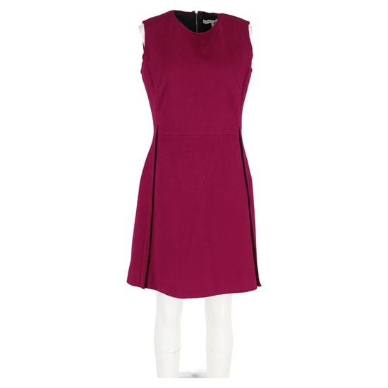 Ärmelloses Minikleid von Victoria Beckham aus rotvioletter Wolle - Image 4