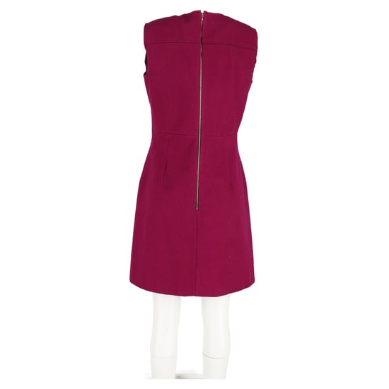 Ärmelloses Minikleid von Victoria Beckham aus rotvioletter Wolle - Image 5