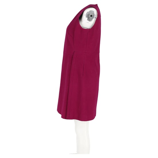 Ärmelloses Minikleid von Victoria Beckham aus rotvioletter Wolle - Image 6